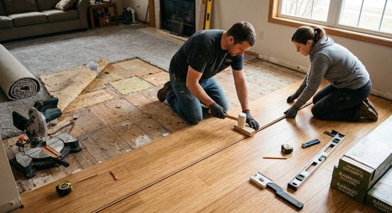 Bamboo Flooring Installation in Weatherford, TX