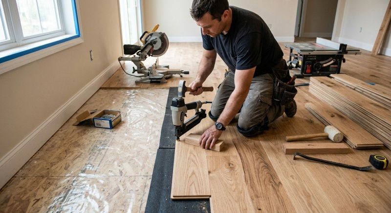 Hardwood Floor Installation in Weatherford, TX