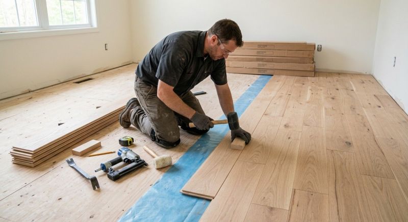 Hardwood Floor Installation in Weatherford, TX