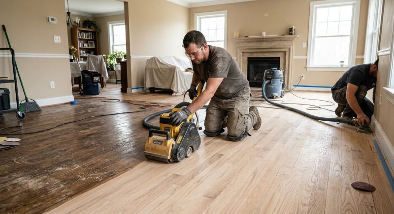 Hardwood Floor Renovation in Weatherford, TX