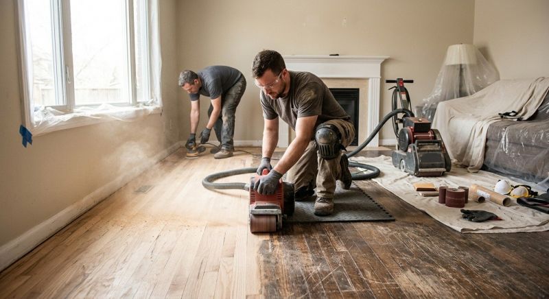 Hardwood Floor Renovation in Weatherford, TX