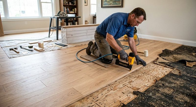 Hardwood Replacement in Paradise, TX