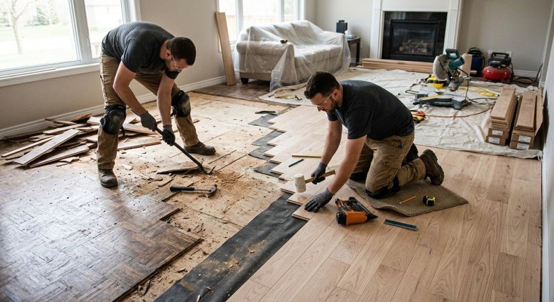 Hardwood Replacement in Springtown, TX