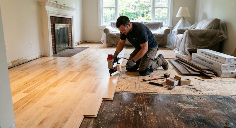 Maple Flooring Installation in Aledo, TX