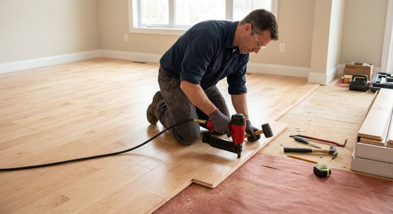Maple Flooring Installation in Springtown, TX