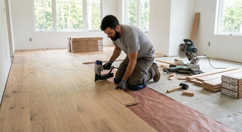 Oak Floor Replacement in Weatherford, TX