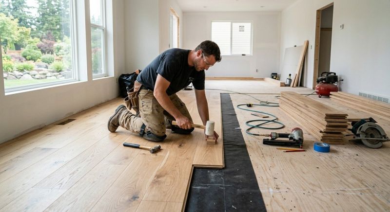 Oak Floor Replacement in Weatherford, TX