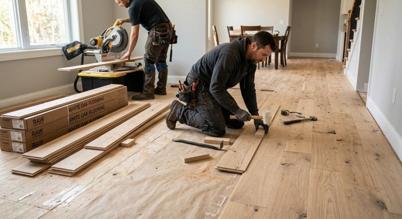 Oak Floor Replacement in Weatherford, TX