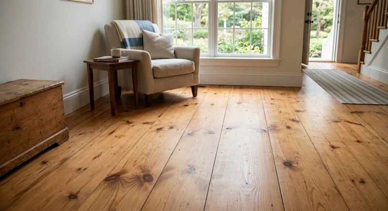 Pine Floor Installation in Weatherford, TX
