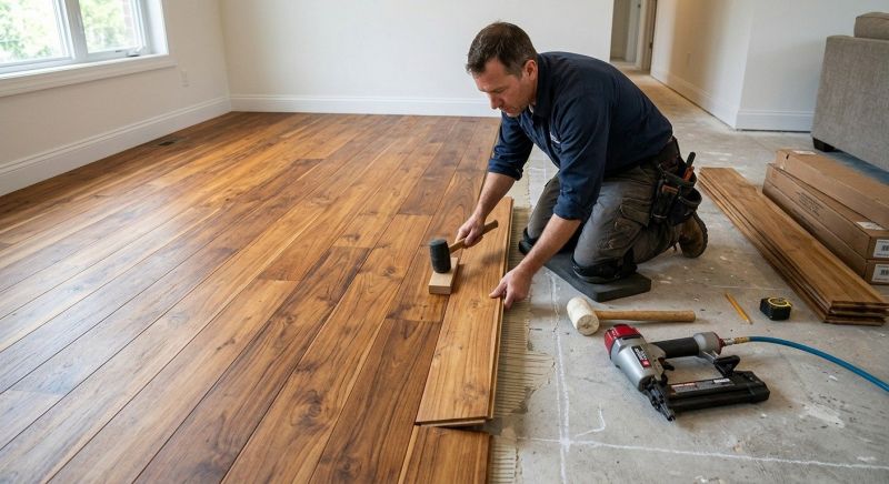 Teak Flooring Installation in Weatherford, TX