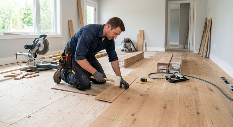 Wood Floor Replacement in Azle, TX