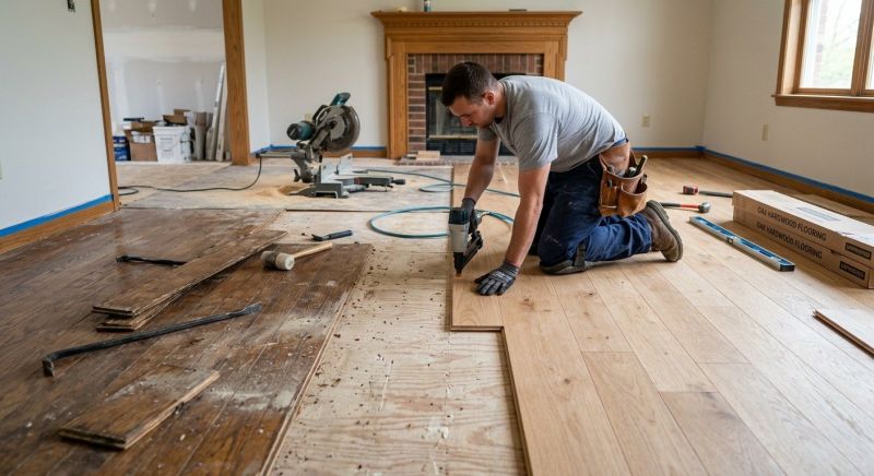 Wood Floor Replacement in Weatherford, TX