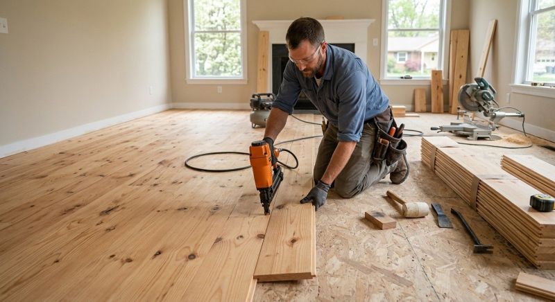 Wood Flooring Installation in Paradise, TX